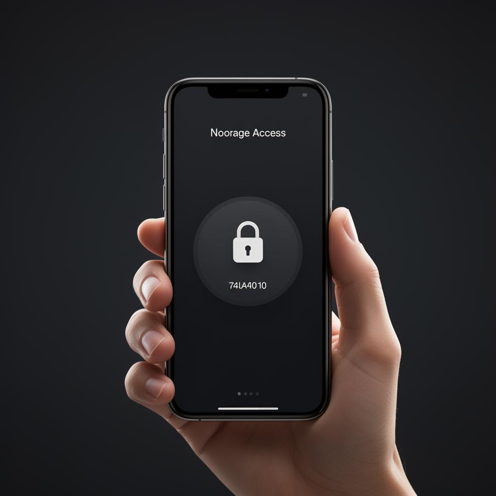 Selfie Storage smartphone app showing digital unit access